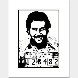 Pablo Escobar Mugshot Posters and Art